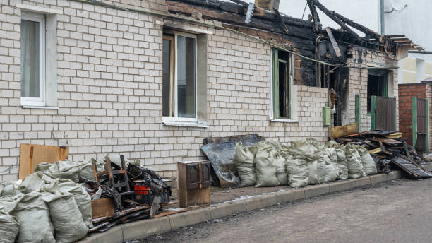 Professional Fire Damage Removal technician working in Queen Creek, AZ